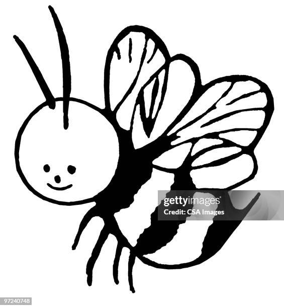bee - wasp stock illustrations