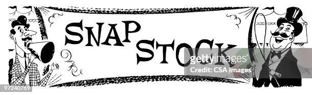 illustrazioni stock, clip art, cartoni animati e icone di tendenza di snapstock banner - promotore