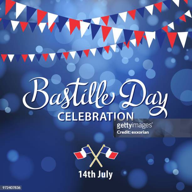bastille day celebration - national holiday stock illustrations