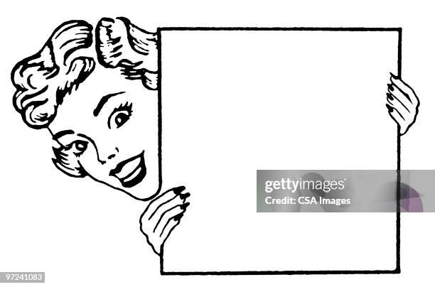 stockillustraties, clipart, cartoons en iconen met signs - gluren