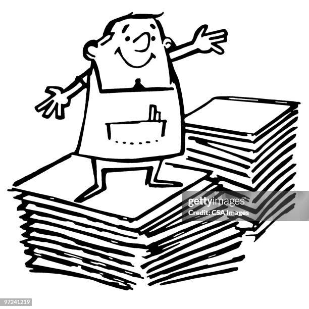 printer - paper sheet stock illustrations