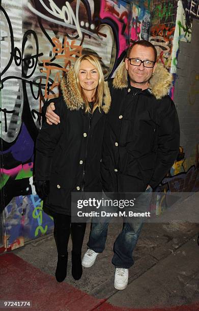 Sean Pertwee arrives at the UK film premiere of 'Exit Through The Gift Shop', at Leake Street Tunnel on March 1, 2010 in London, England.