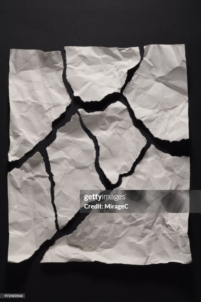 Piece Together Crumpled Paper
