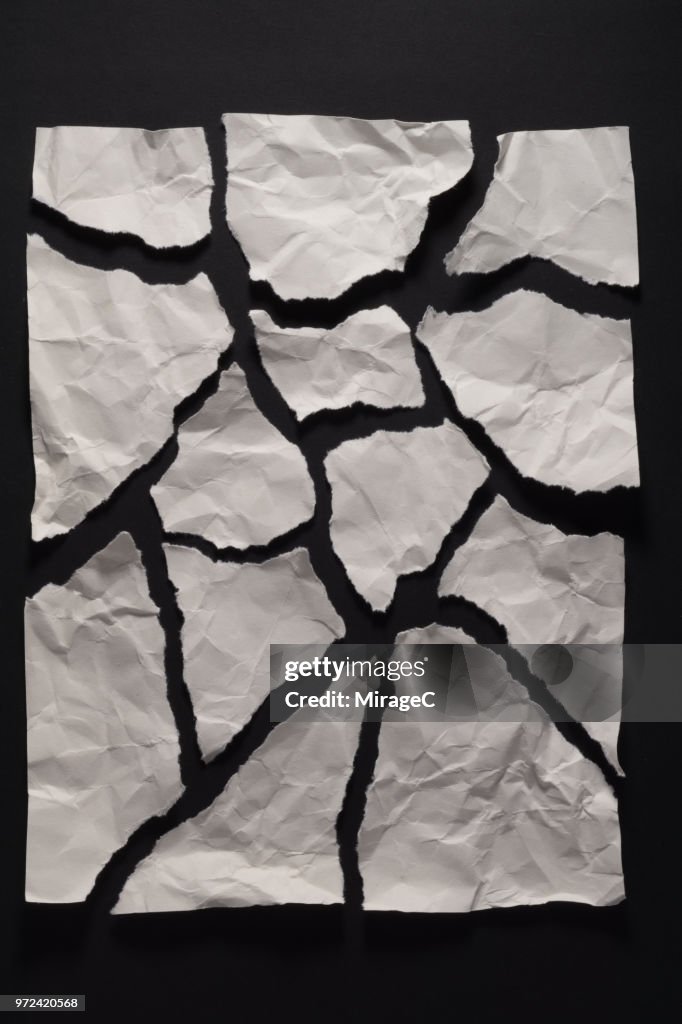 Piece Together Crumpled Paper