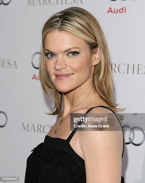 Actress Missi Pyle arrives at an Oscar red carpet fashion cocktail party hosted by Audi at Cecconi's Restaurant on February 28, 2010 in West...