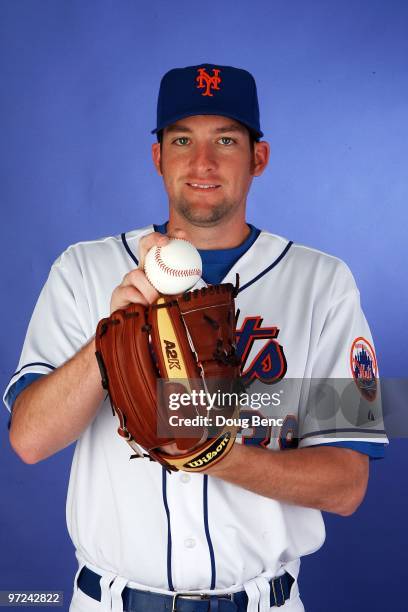 Pitcher Bobby Parnell of the New York Mets poses during photo day at Tradition Field on February 27, 2010 in Port St. Lucie, Florida.