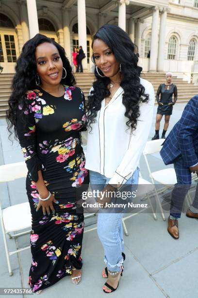 Angela Simmons and Vanessa Simmons attend the 3rd Annual Influence Awards at City Hall on June 11, 2018 in New York City.