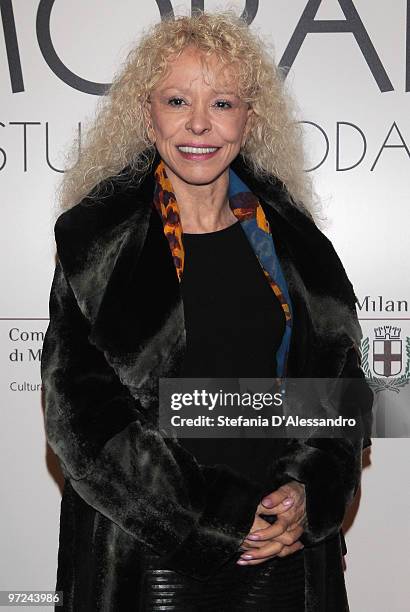 Rosa Alberoni attends the opening of new exhibition space at Palazzo Morimondo dedicated to fashion and costume on March 1, 2010 in Milan, Italy.