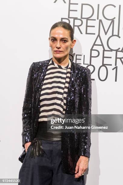 Laura Ponte attends 'Academia del Perfume' awards 2018 at Circulo de Bellas Artes on June 12, 2018 in Madrid, Spain.