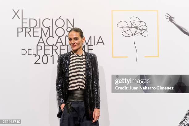 Laura Ponte attends 'Academia del Perfume' awards 2018 at Circulo de Bellas Artes on June 12, 2018 in Madrid, Spain.