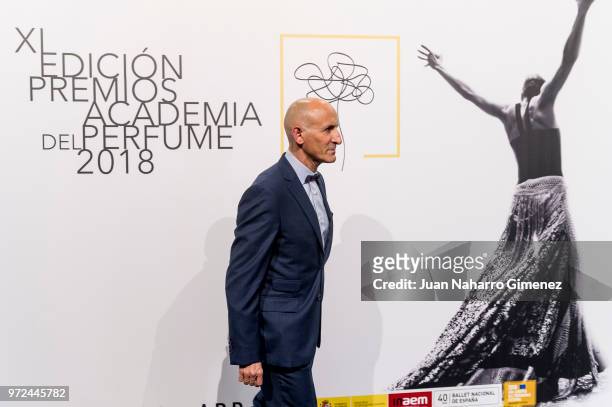 Modesto Lomba attends 'Academia del Perfume' awards 2018 at Circulo de Bellas Artes on June 12, 2018 in Madrid, Spain.