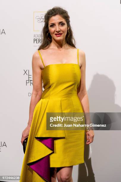 Espido Freire attends 'Academia del Perfume' awards 2018 at Circulo de Bellas Artes on June 12, 2018 in Madrid, Spain.