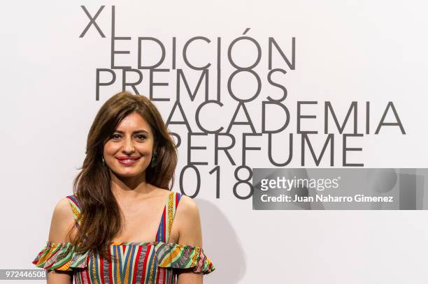 Aurora Carbonell attends 'Academia del Perfume' awards 2018 at Circulo de Bellas Artes on June 12, 2018 in Madrid, Spain.