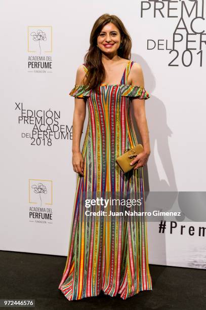 Aurora Carbonell attends 'Academia del Perfume' awards 2018 at Circulo de Bellas Artes on June 12, 2018 in Madrid, Spain.