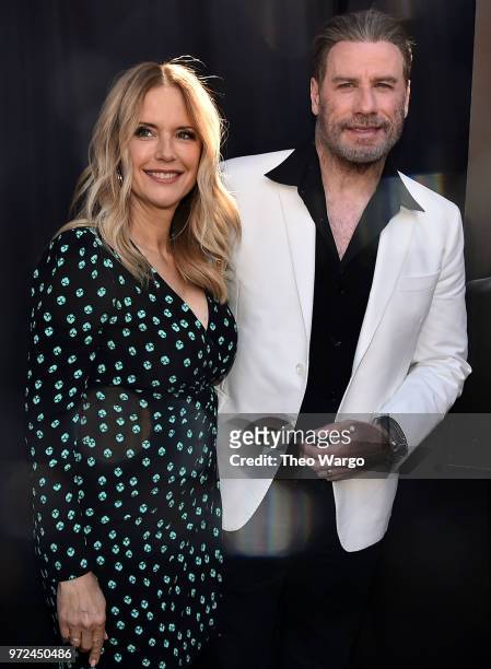Kelly Preston and John Travolta attend the ceremony to honor John Travolta for his body of work in TV and Film, in anticipation of the release of...