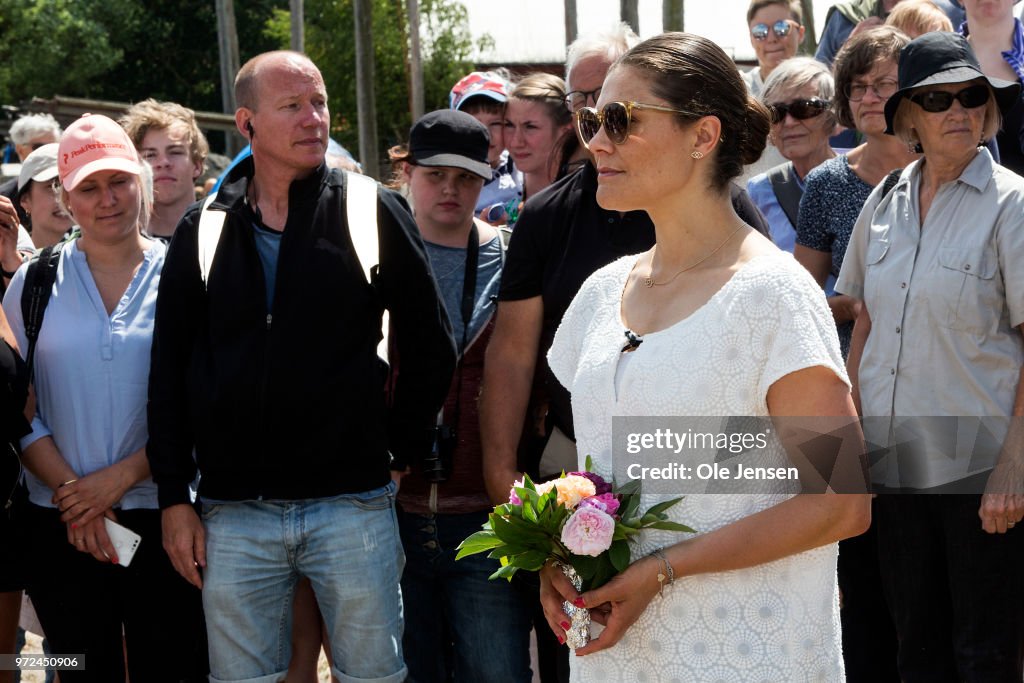 Swedish Crown Princess Victoria On Nature Hiking Tour In Southern Sweden