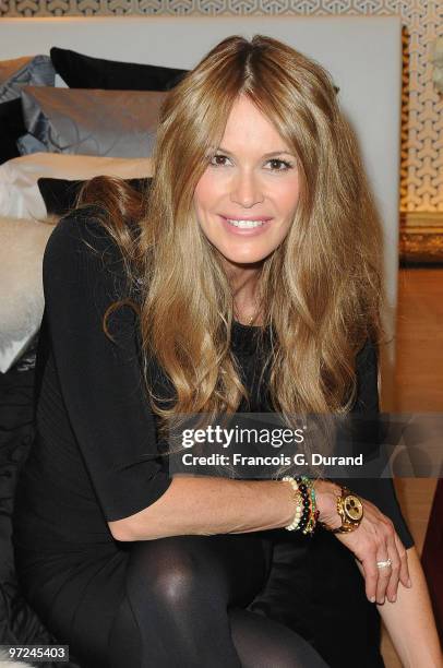 Model Elle MacPherson attends the "Elle MacPherson Intimates" Collection Launch at Printemps Haussmann on February 2, 2010 in Paris, France.