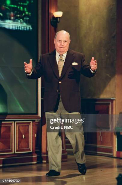 Episode 1467 -- Pictured: Stand-up comedian Don Rickles arrives on October 07, 1998 --