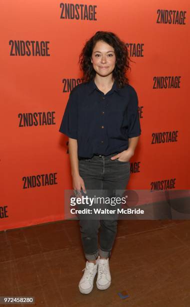 Tatiana Maslany during the photo call for the Second Stage production of 'Mary Page Marlowe' on June 12, 2018 in New York City.