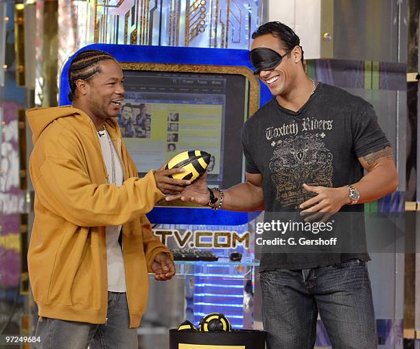 rap artist xzibit during his guest appearance on mtv's... 234 With Xzibit And The Rock Stock Photos, High-Res Pictures, and ...