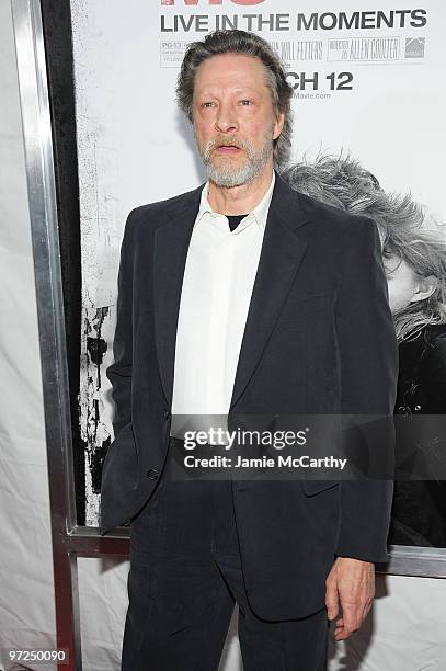 Actor Chris Cooper attends the premiere of "Remember Me" at the Paris Theatre on March 1, 2010 in New York City.