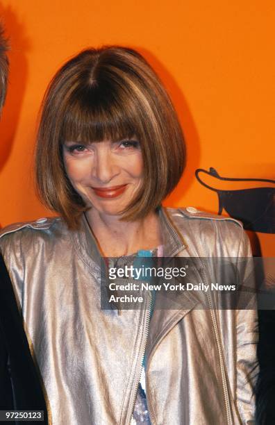 Anna Wintour is on hand at Gotham Hall for the Tribeca Ball benefiting the New York Academy of Art.