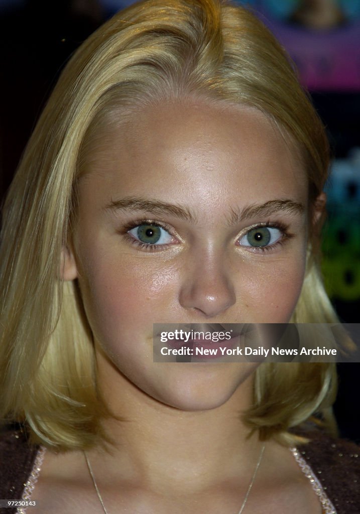 AnnaSophia Robb is on hand at Planet Hollywood where a bubbl