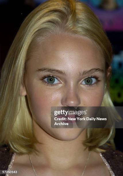 AnnaSophia Robb is on hand at Planet Hollywood where a bubble gum blowing contest was held to promote the new movie "Charlie and the Chocolate...