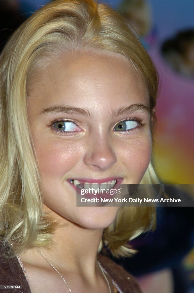 AnnaSophia Robb is on hand at Planet Hollywood where a bubbl