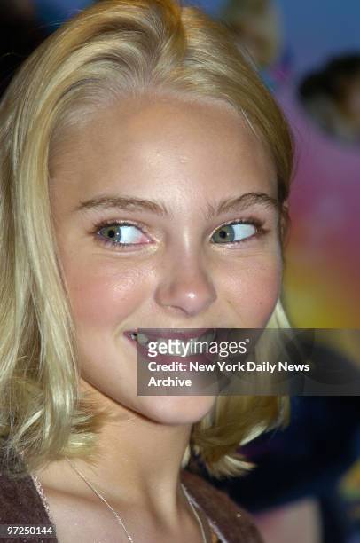 AnnaSophia Robb is on hand at Planet Hollywood where a bubble gum blowing contest was held to promote the new movie "Charlie and the Chocolate...