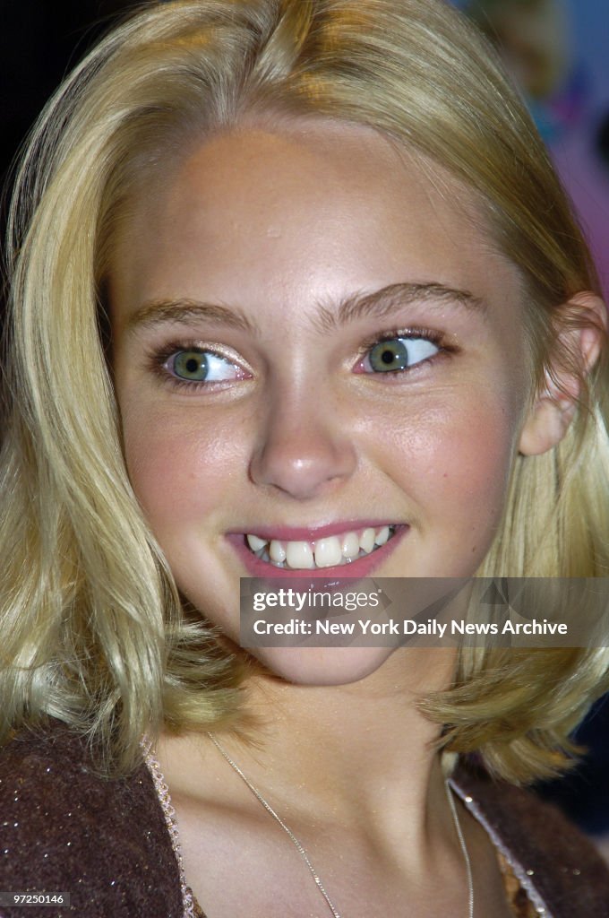 AnnaSophia Robb is on hand at Planet Hollywood where a bubbl