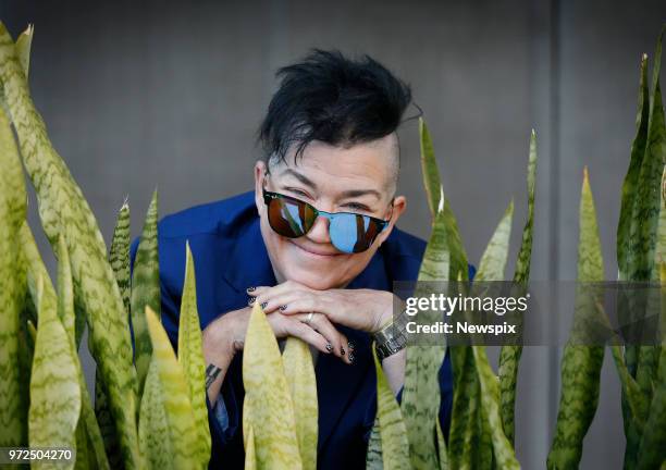 Comedian, actress and musician Lea DeLaria poses during a photo shoot in Melbourne, Victoria.