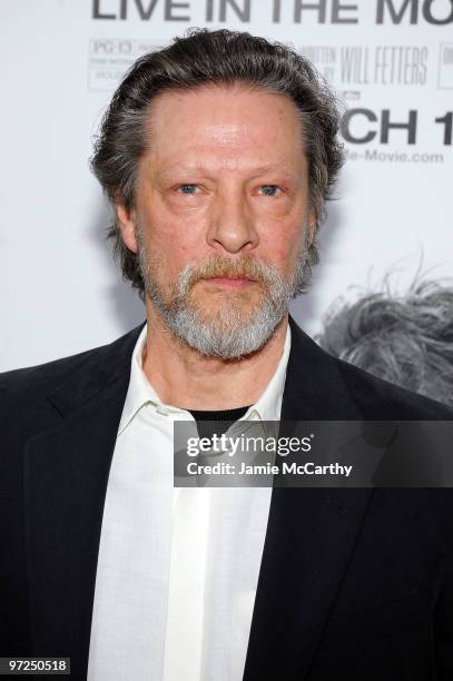 Actor Chris Cooper attends the premiere of "Remember Me" at the Paris Theatre on March 1, 2010 in New York City.