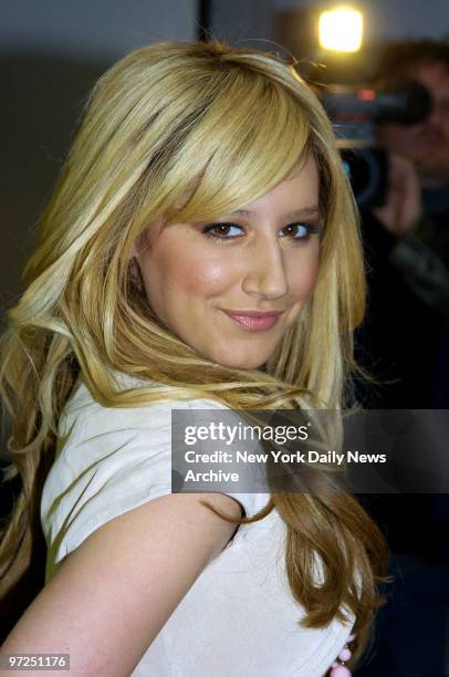 Ashley Tisdale is on hand as the stars of the Disney Channel meet the media at Splashlight Studios on W. 35th St.