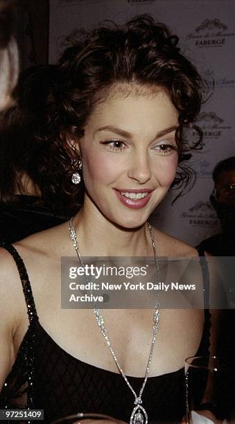Ashley Judd attending the unveiling of the Grace de Monaco Parfum Collection by Faberge to benefit the Princess Grace Foundation at the...