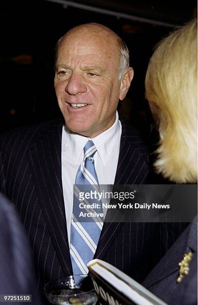 Barry Diller at the Vanity Fair party at Patroon for Dominick Dunne's book,"The Way We Lived Then: Recollections of a Well-Known Name Dropper."