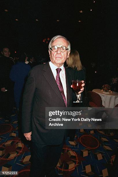 Author Dominick Dunne at LeCirque for party to launch his new book, "Another City, Not My Own."