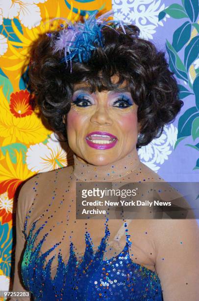 Eartha Kitt attends Bette Midler's "Hulaween" party benefiting the New York Restoration Project at the Waldorf-Astoria hotel.