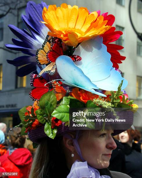 Easter Parade along 5th Ave. There was no lack of color in this Easter bonnet