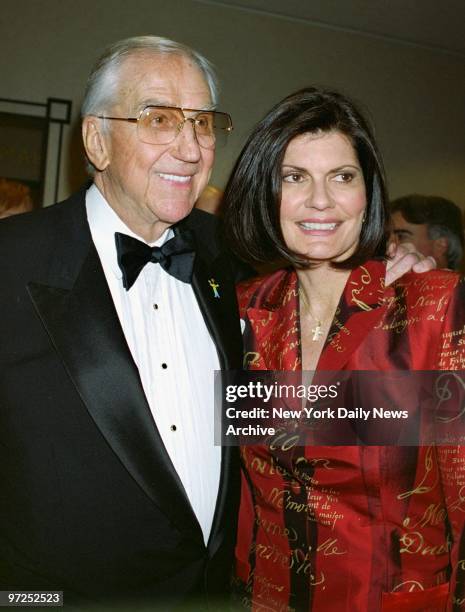 Ed McMahon and wife Pam Hurn are on hand at the New York Marriott Marquis on Broadway for a fundraiser benefiting the Toys "R" Us Children's Fund.