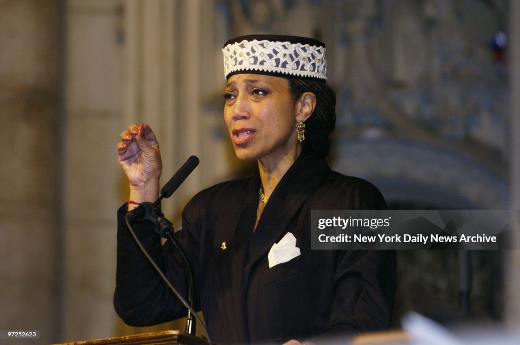 Attallah Attallah Shabazz, the eldest daughter of Malcolm X, delivers an... News ...