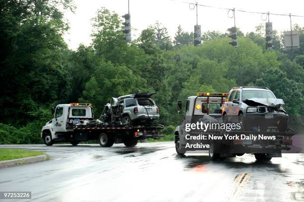 Eight people including four children were killed in the three-car head-on collision July 26, 2009 in Briarcliff Manor along the Taconic State...