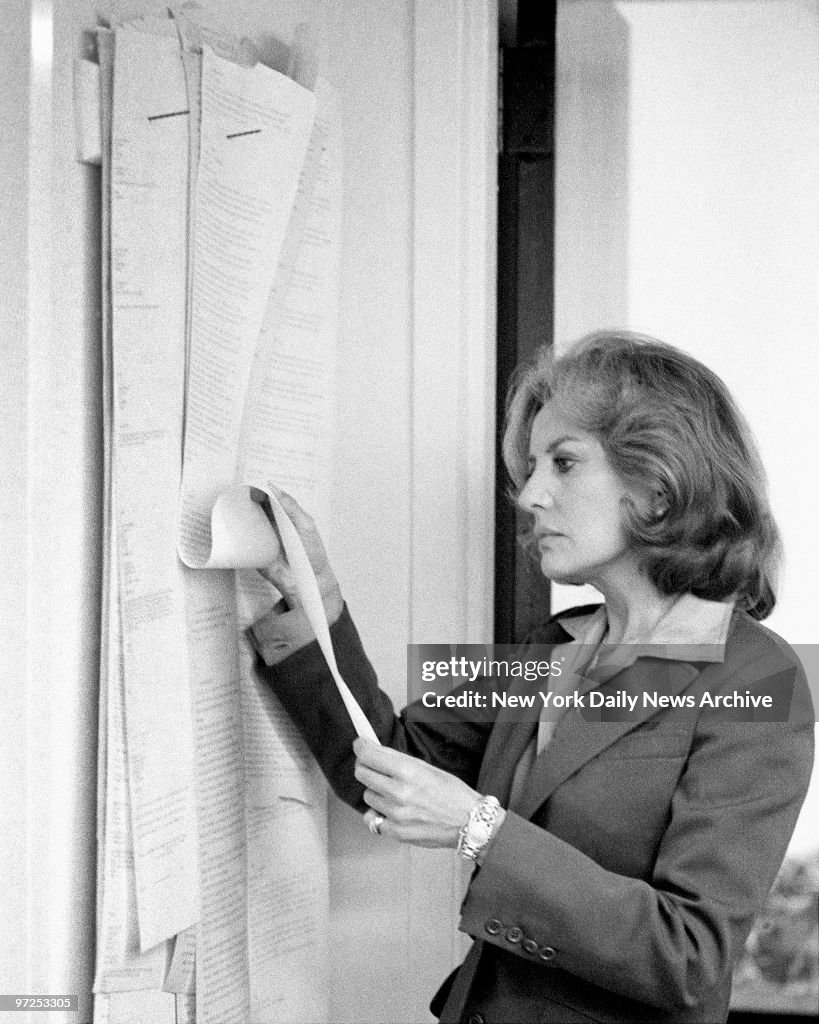 Barbara Walters, a former hostess of a morning TV show, an i