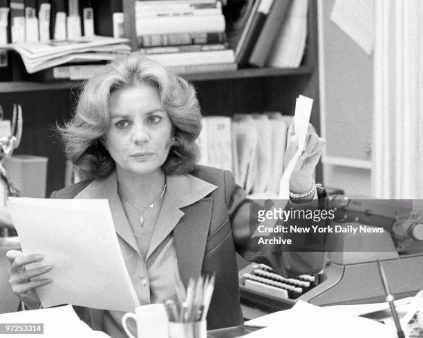 Barbara Walters, a former hostess of a morning TV show, an interviewer of the famous and all-around glamour girl personality in her own right, made...
