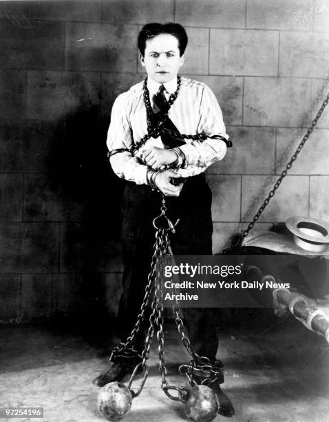 Harry Houdini, who died on Halloween in 1926.