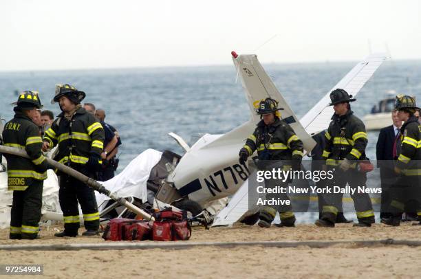 Emergency crews are on the scene of a small plane crash on the beach at W. 16th St. On Coney Island. Pilot Endrew Ellen of Jamaica, Queens, was...