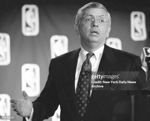 Basketball Commissioner David Stern at the Plaza Hotel.