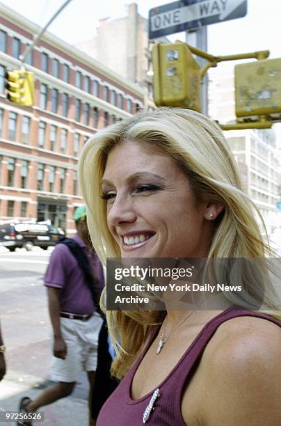 Baywatch star Brande Roderick is on hand to sign autographs at Tower Video on Lafayette St. She's Plalymate magazine's new Playmate of the Year.