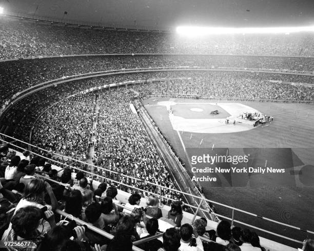 Beatles' concert at Shea Stadium.