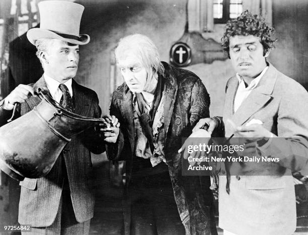 Beau Brummel, in the person of John Barrymore seems to be pretty close to the grave and his chances do not seem imporved by the invasion of Charlie...
